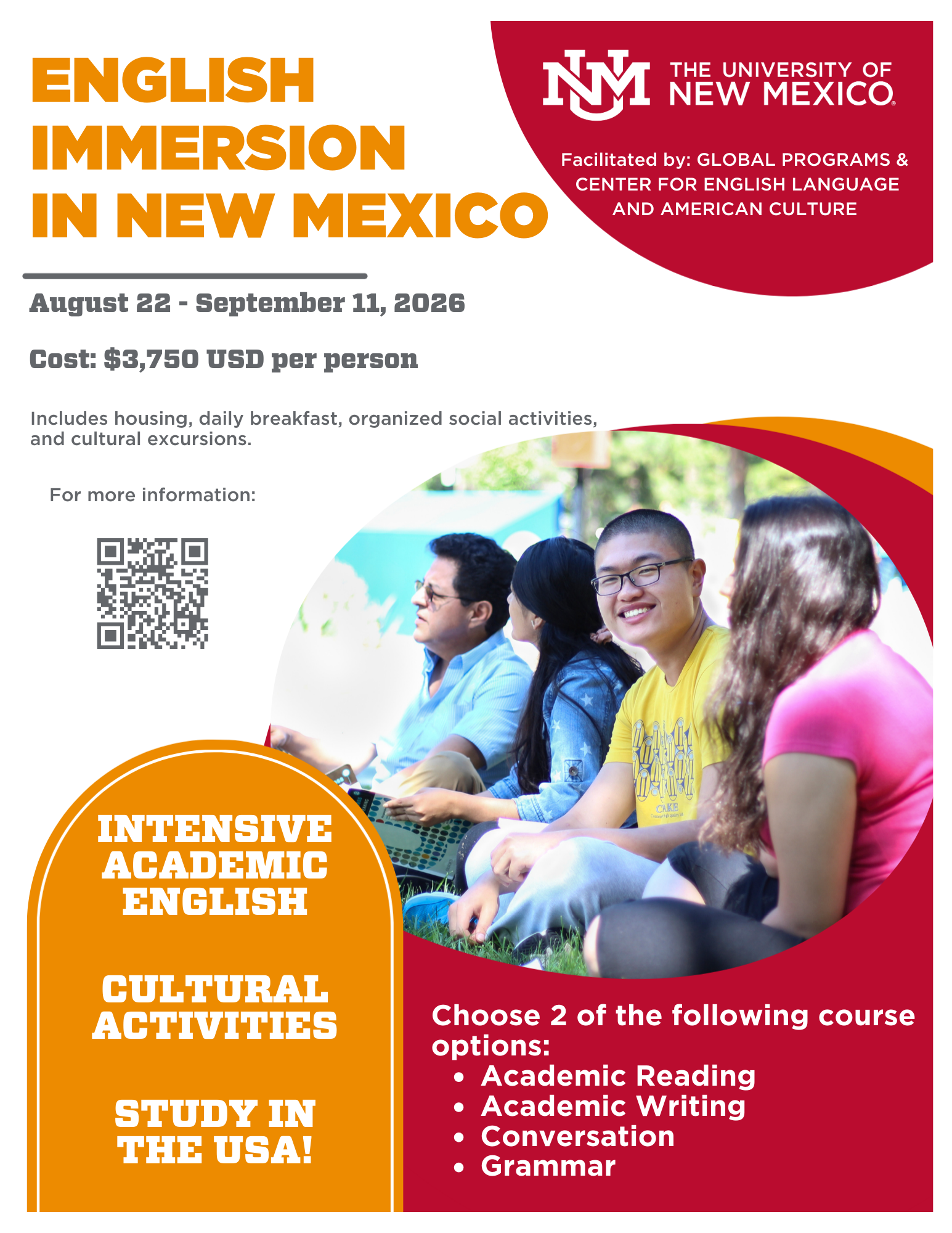 Fall 2026 English Immersion 