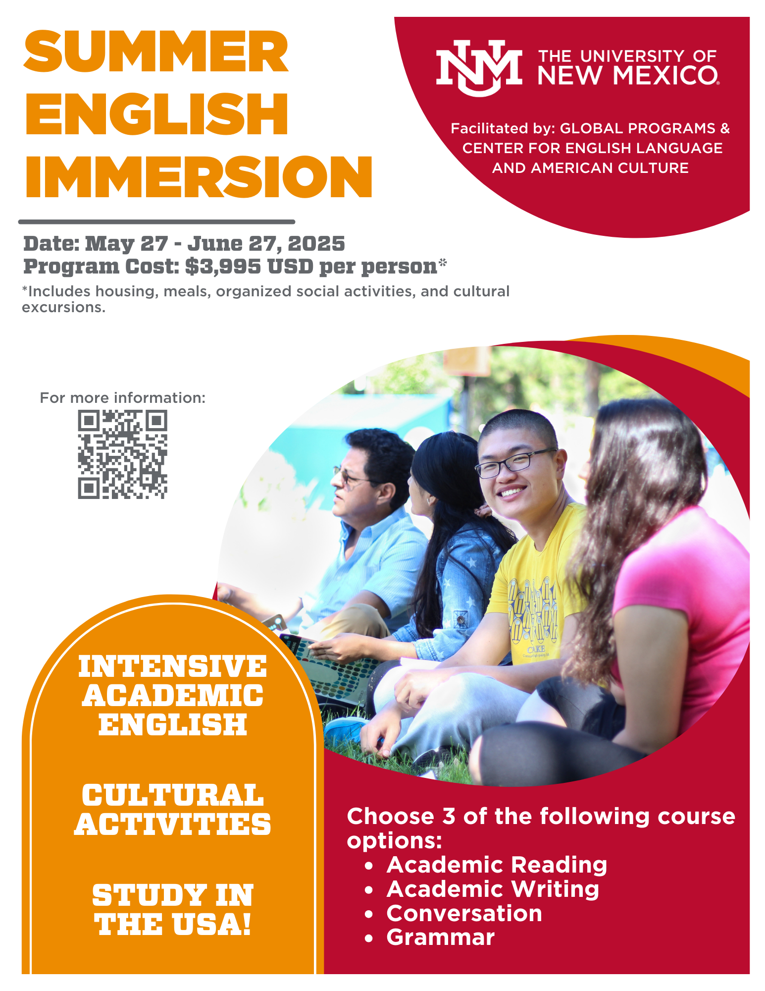 June 2025 English Immersion Flyer